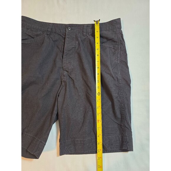 Mens H&M‎ L.O.G.G. Black Cotton Button-Fly Casual Shorts Size 33 - Picture 8 of 10